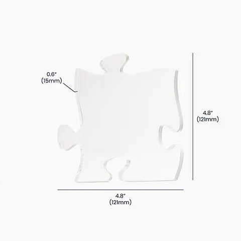 Printed Acrylic Puzzle Plaque FLEX AM