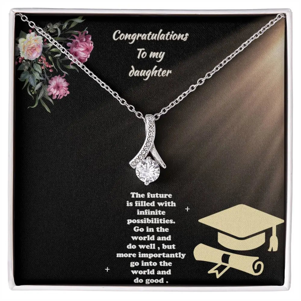 Gift to my daughter necklace alluring beauty graduation. ShineOn Fulfillment