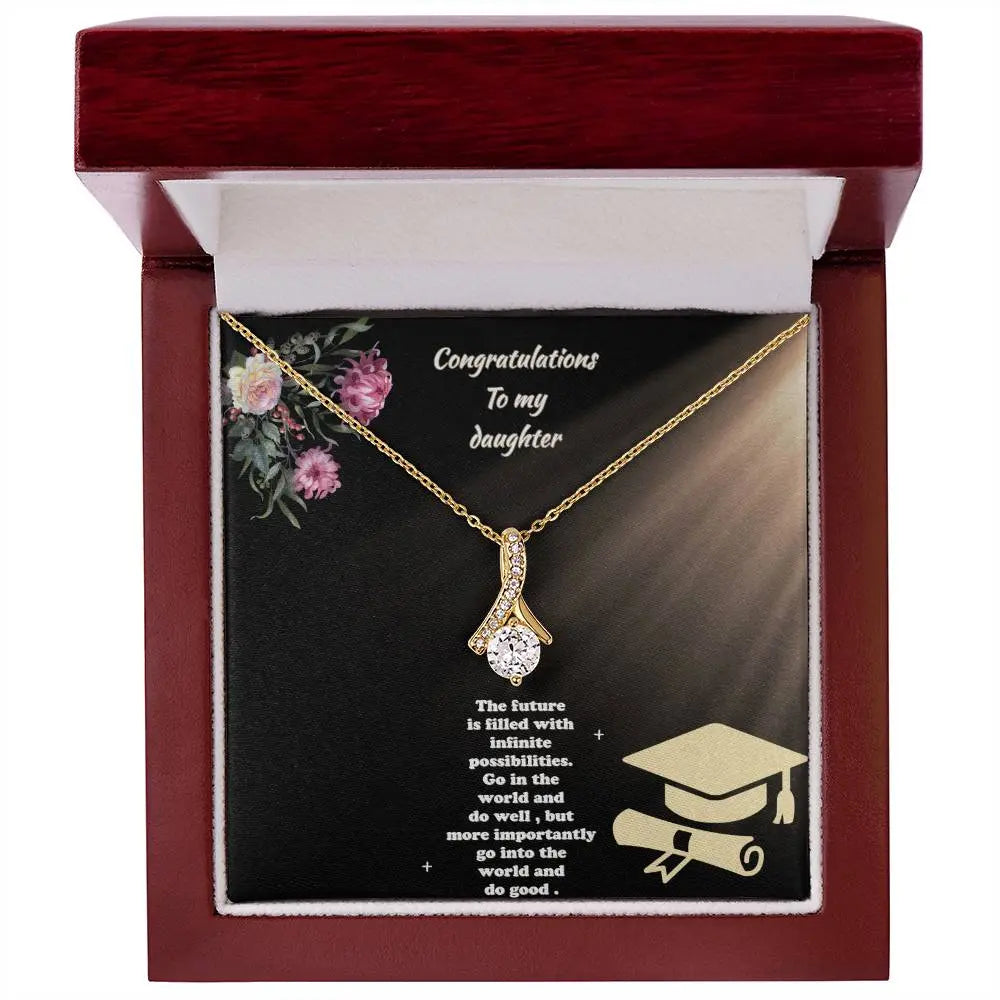 Gift to my daughter necklace alluring beauty graduation. ShineOn Fulfillment