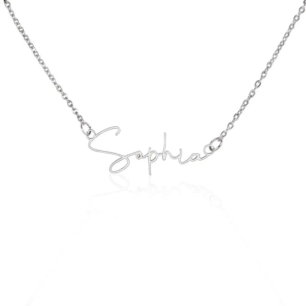 Necklace nom style signature flex am
