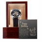 Gift happy birthday Men's openwork watch luxury to my son .