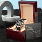Gift happy birthday Men's openwork watch luxury to my son .