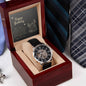 Gift happy birthday Men's openwork watch luxury to my son .