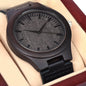 Gift to my friend watch wooden