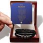 Gift to my husband Bracelet Men's "love you for ever ".