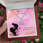 Gift the Baby Feet Heart Necklace to Mom's.