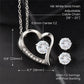 To my beautiful daughter Necklace forever love and earrings ..