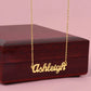 Gift to soulmate Necklace personalized CM.