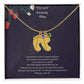 Gift to my amazing Mom Custom Baby Feet Necklace with Birthstone. ShineOn Fulfillment