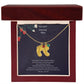 Gift to my amazing Mom Custom Baby Feet Necklace with Birthstone. ShineOn Fulfillment