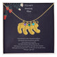 Gift to my amazing Mom Custom Baby Feet Necklace with Birthstone. ShineOn Fulfillment