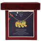 Gift to my amazing Mom Custom Baby Feet Necklace with Birthstone. ShineOn Fulfillment