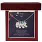Gift to my amazing Mom Custom Baby Feet Necklace with Birthstone. ShineOn Fulfillment