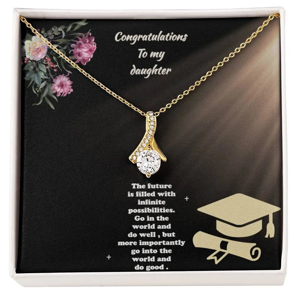 Gift to my daughter necklace alluring beauty graduation. ShineOn Fulfillment