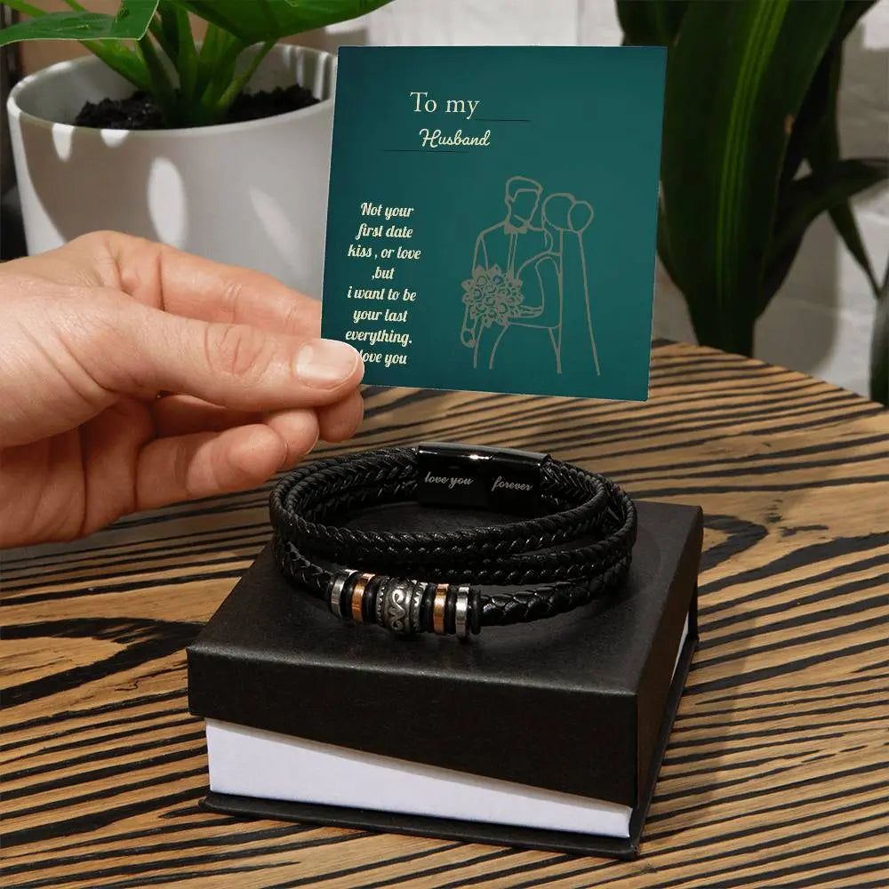 Gift to my husband bracelete love you forever. ShineOn Fulfillment
